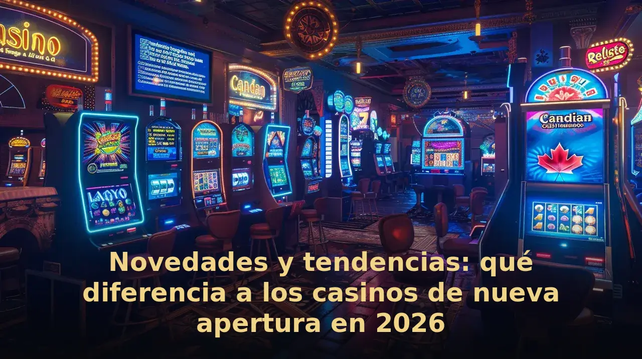 Novedades y tendencias: qué diferencia a los casinos de nueva apertura en 2026